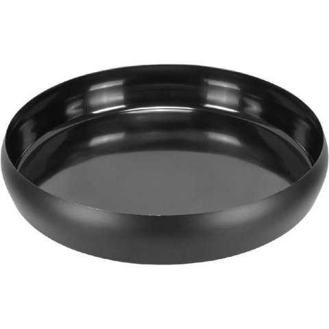 Centro Mesa Fruteira Decorativa Home&co Inox 6x32x32cm Preto