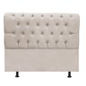 Cabeceira Estofada Cama Box Casal 140cm París Suede Bege- Mabe Magazine - 2
