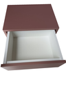 Ver imagem 4 de 1 Mesa de Cabeceira com 1 Gaveta Cor Rosa Glamour 40x30x30 100% Mdf