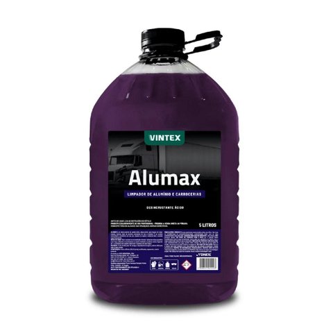 Alumax Vintax 5l Desincrustante Ácido Concentrado para Alumínio, Inox, Rodas e Motores