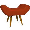 Ver imagem 4 de Kit 2 Poltronas Decorativas Para Sala Recepção Escritório Consultório + Puff Emilia Suede