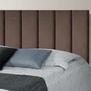Ver imagem 2 de Cabeceira Modular Paris Tecido Veludo King 200 Cm 10 Modulos:marrom