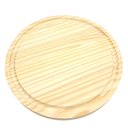 Ver imagem 4 de Tábua de Corte Redonda Stolf em Madeira Pinus Decorativa Chesse 24cm