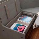 Ver imagem 7 de Conjunto Canto Alemão Baú em Madeira Maciça Cinza Marin Brasil