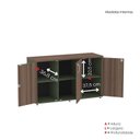 Ver imagem 7 de Armário para Escritório 3 Portas Credenza