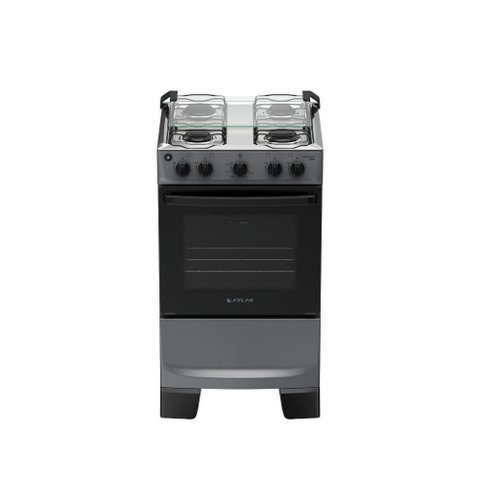 Fogão 4 Bocas Atlas Mônaco Plus Mesa Inox Bivolt