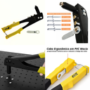Ver imagem 4 de Alicate Rebitador Profissional com 4 Bicos Rebitadeira Manual