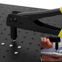 Ver imagem 3 de Alicate Rebitador Profissional com 4 Bicos Rebitadeira Manual