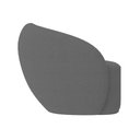 Ver imagem 7 de Kit 2 Poltronas Decorativas Sala de Estar Íbis Encosto Fixo Bouclê Grafite G33 - Gran Belo