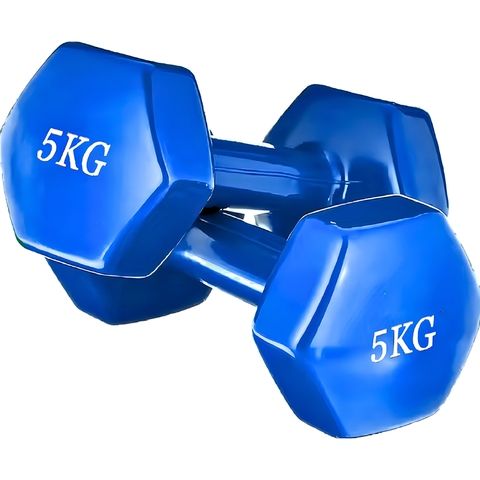 Fit Par de Halteres - Vinil Liso 5 Kg