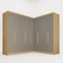 Ver imagem 2 de Guarda-Roupa de Canto Modulado 9 Portas 4 Gavetas França