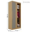 Ver imagem 5 de Guarda-Roupa de Canto Modulado 9 Portas 4 Gavetas França