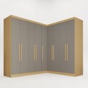 Ver imagem 2 de Guarda-Roupa de Canto Modulado 9 Portas 4 Gavetas França