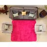 Tapete Peludo Felpudo 150x200 Rosa Pink – Bc Decor - 3
