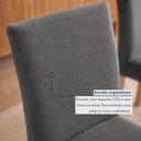 Ver mais imagens de Conjunto Sala de Jantar 8 Lugares Retangular Tampo Vidro/MDF 200x90cm Mesa Diana e Cadeiras Espanha