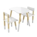 Ver imagem 1 de Mesa Infantil Grão com 2 Cadeiras Ideal para Refeições Pintar e Brincar