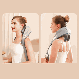 Aparelho Massagem Pescoço Ombros Terapêutica Portátil - 4