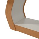 Ver imagem 7 de Conjunto Sala de Jantar Mesa Laini 160 Tampo Vidro Off White com 6 Cadeiras Téssera - Lopas Amendoa
