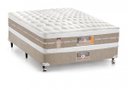 Ver imagem 1 de Cama Box + Colchão Castor Queen Size Molas Pocket Silver Star Air Double Face 158x198x74cm