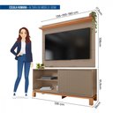Ver imagem 2 de Rack com Painel para TV 55 Polegadas Mondrian 1.3 Caemmun