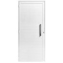 Ver imagem 1 de Porta de Giro Alumínio Branco Lambril c/Puxador 40cm Maxx - 210x85 - Esquerda
