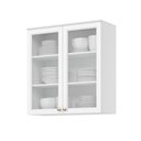 Ver imagem 1 de Armário de Cozinha Aéreo 80cm 2 Portas Vidro Sophia Henn