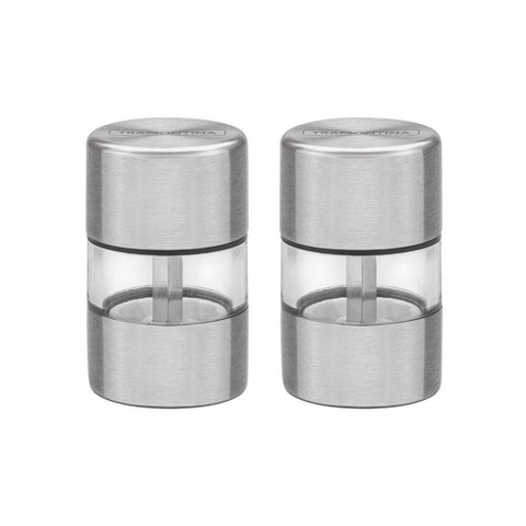 Moedores para Sal e Pimenta Tramontina Realce em Aço Inox e Acrilico com Moinho em Ceramica 2 Peç