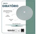 Ver imagem 7 de Centro Mesa Prato Giratório Vidro Temperado 60cm Resistente - Branco