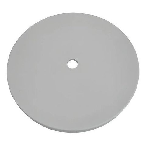 Centro Mesa Prato Giratório Vidro Temperado 60cm Resistente - Branco
