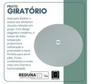 Ver imagem 4 de Centro Mesa Prato Giratório Vidro Temperado 60cm Resistente - Branco