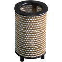 Ver imagem 3 de Luminária Abajur Bambu Japonês para Sala Quarto Cor do Abajur:Marrom;Cor Da Base:Tabaco