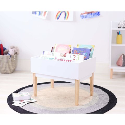 Expositor de Livros Infantil Alícia 100% Mdf (criança Livreiro Brinquedoteca) Woodcore