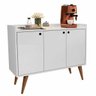 Aparador Buffet Retrô 3 Portas Wood Prime - Branco - 1