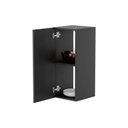 Ver imagem 2 de Armário para Cozinha Modular 30cm 1 Porta MDP Bater Preto Mercado Das Prateleiras