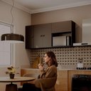 Ver imagem 4 de Armário para Cozinha Modular 30cm 1 Porta MDP Bater Preto Mercado Das Prateleiras