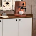Ver imagem 2 de Aparador Buffet Retrô 3 Portas Wood Prime - Freijó/Off White - Rpm Móveis