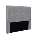 Ver imagem 1 de Cabeceira Cama Box Queen 160 Cm Aquilla Linho Cinza S04 - D'Rossi