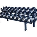 Ver imagem 1 de Suporte Expositor de Dumbbells para 10 Pares
