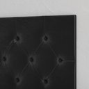 Ver imagem 3 de Cabeceira Estofada Painel Cama Box Casal Queen 1,60 Paris com Captonê - Preto Suede - RPM Móveis