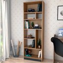 Ver imagem 4 de Estante Multiuso 4 Prateleiras 180x60 B38 Mell Preto Novam