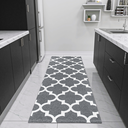 Ver imagem 4 de Passadeira Tapete Corredor Cozinha Rústico Moderno Antiderrapante  2,00 x 0,45 Decorativo Cinza