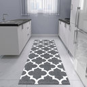 Ver imagem 3 de Passadeira Tapete Corredor Cozinha Rústico Moderno Antiderrapante  2,00 x 0,45 Decorativo Cinza