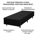 Ver imagem 5 de Base Cama Box Solteiro Reforçada 88x188x40cm Preto Madeira Maciça Eucalipto Suporta até 120kg