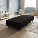 Ver imagem 2 de Base Cama Box Solteiro Reforçada 88x188x40cm Preto Madeira Maciça Eucalipto Suporta até 120kg