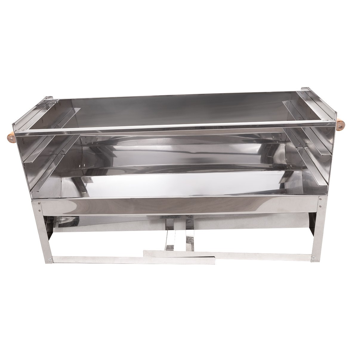 Churrasqueira Inox Espetinho Profissional Portatil Modelo Profissional Tamanho 100x25x90 - 4