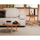 Ver imagem 1 de Duas Mesinhas Centro e Apoio e Redondas Pés Palito Freijó