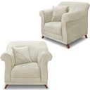 Ver imagem 2 de Kit 2 Poltronas Decorativas Retro Polo Veludo 2221 Ezz 2221