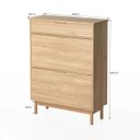 Ver imagem 5 de Sapateira Kaki 2 Portas 1 Gaveta 120 Cm X 88 Cm X 35 Cm Tauari