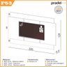 Painel Home Theater Tv 72 Polegadas 2,20 m Dalla Costa MDF - 2
