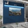 Painel para Tv Ripado com Led Nobre 230 Azul - Gelius - 8